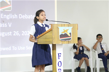 Inter-House English Debate (Primary Section) 2025 - Inter-House English Debate (Primary Section) 2025
